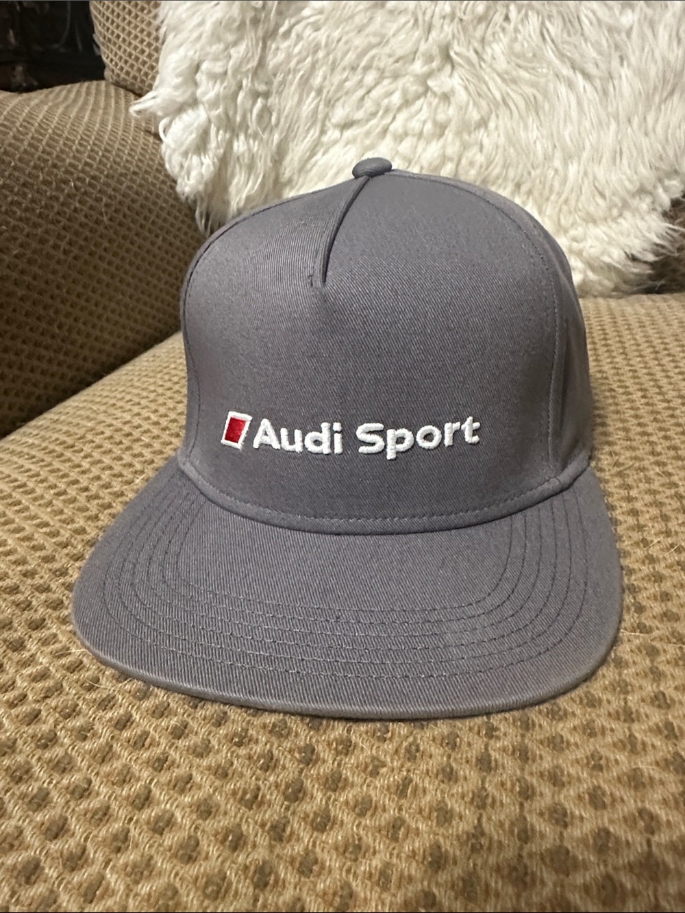 Audi Sport Baseball Hat - SnapBack, One Size, Gray